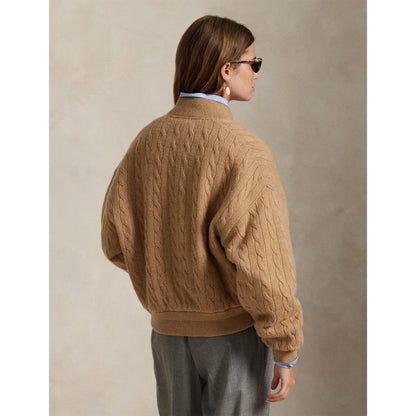 American Style Ribbed Trim Bomber Jacket