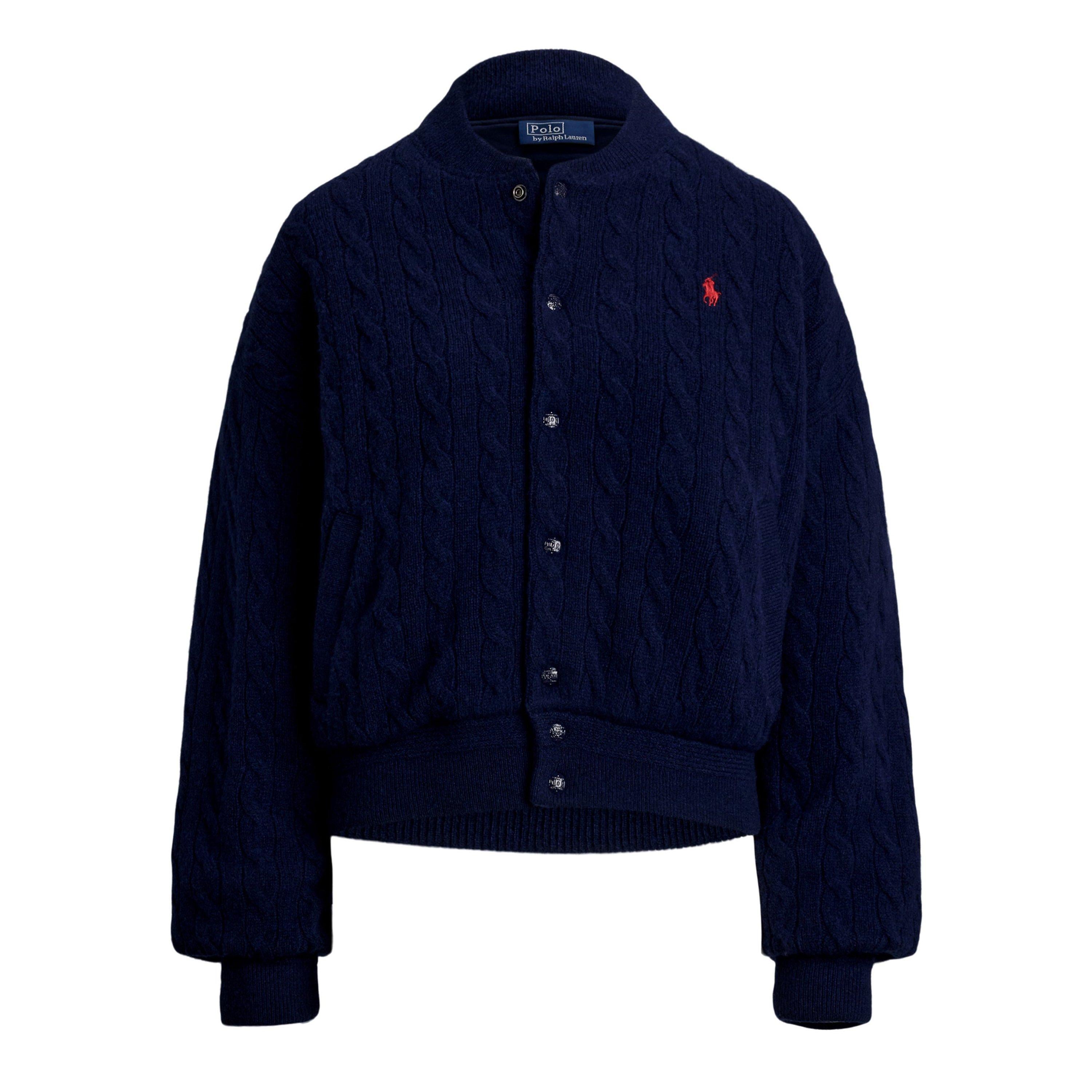 American Style Ribbed Trim Bomber Jacket