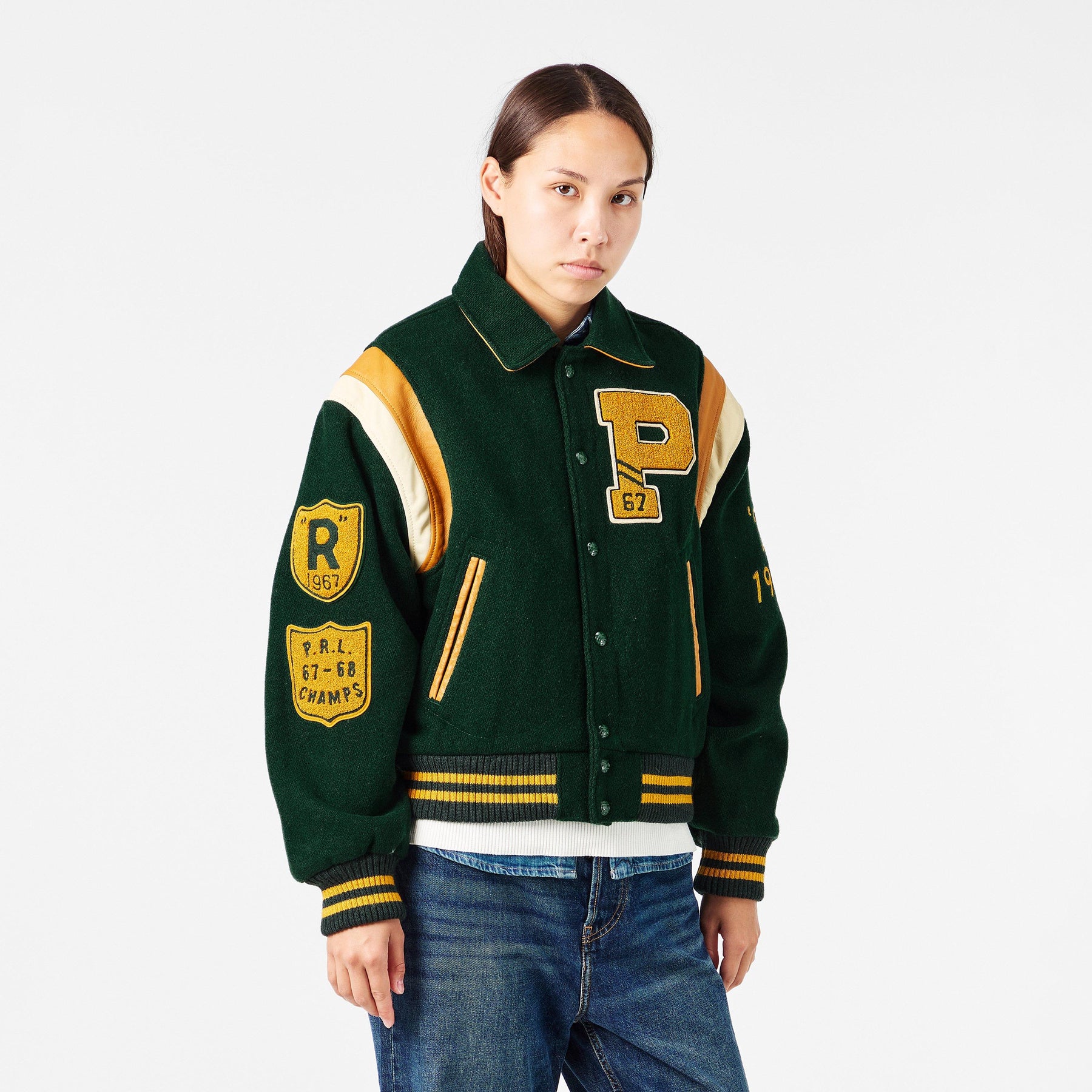 Women's Letterman Bomber Jacket