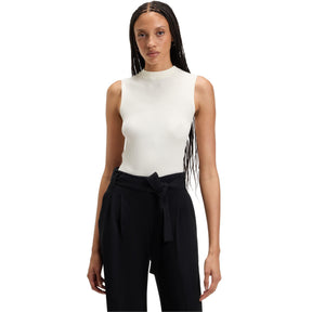 Women's Feskies Knitted Slim Fit Mock Neckline Top