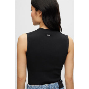 Women's Feskies Knitted Slim Fit Mock Neckline Top