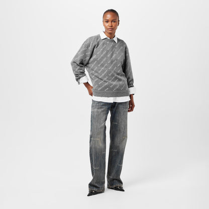 Mini All-over Logo Sweater