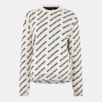 All Over Logo Crewneck Jumper
