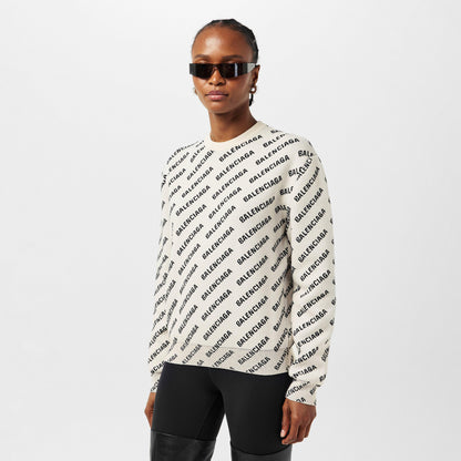 All Over Logo Crewneck Jumper