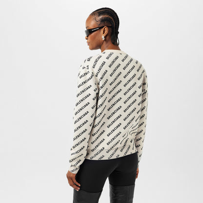 All Over Logo Crewneck Jumper