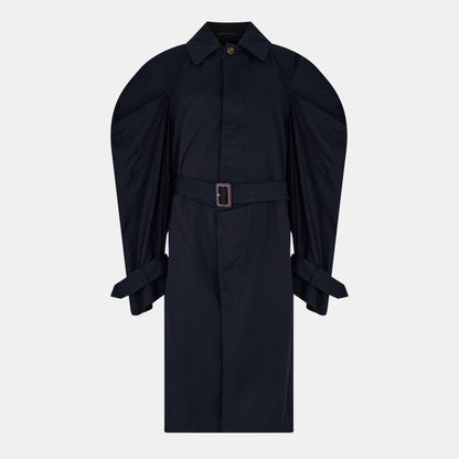 Oversized Water-Resistant Trench Coat