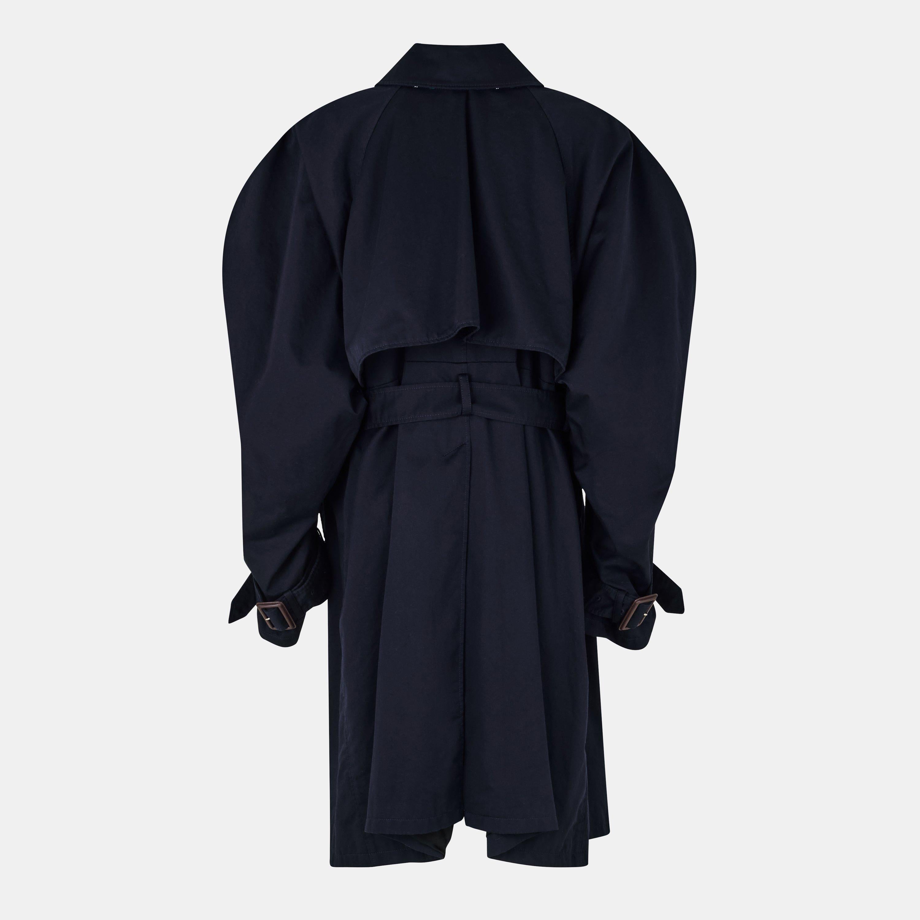 Oversized Water-Resistant Trench Coat