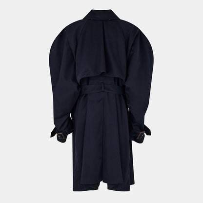 Oversized Water-Resistant Trench Coat