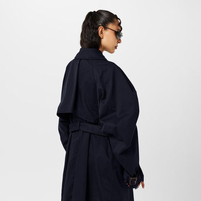 Oversized Water-Resistant Trench Coat