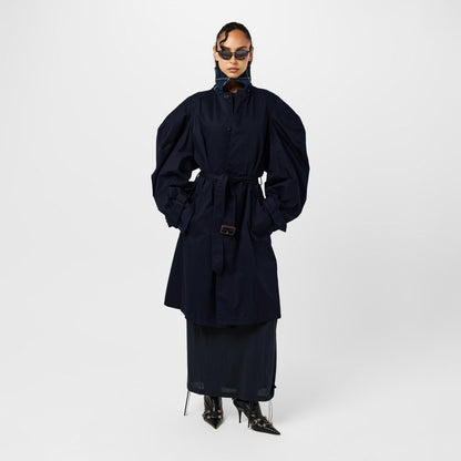 Oversized Water-Resistant Trench Coat