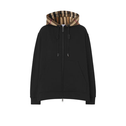 Cotton Melodie Check Oth Hoodie