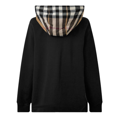 Cotton Melodie Check Oth Hoodie