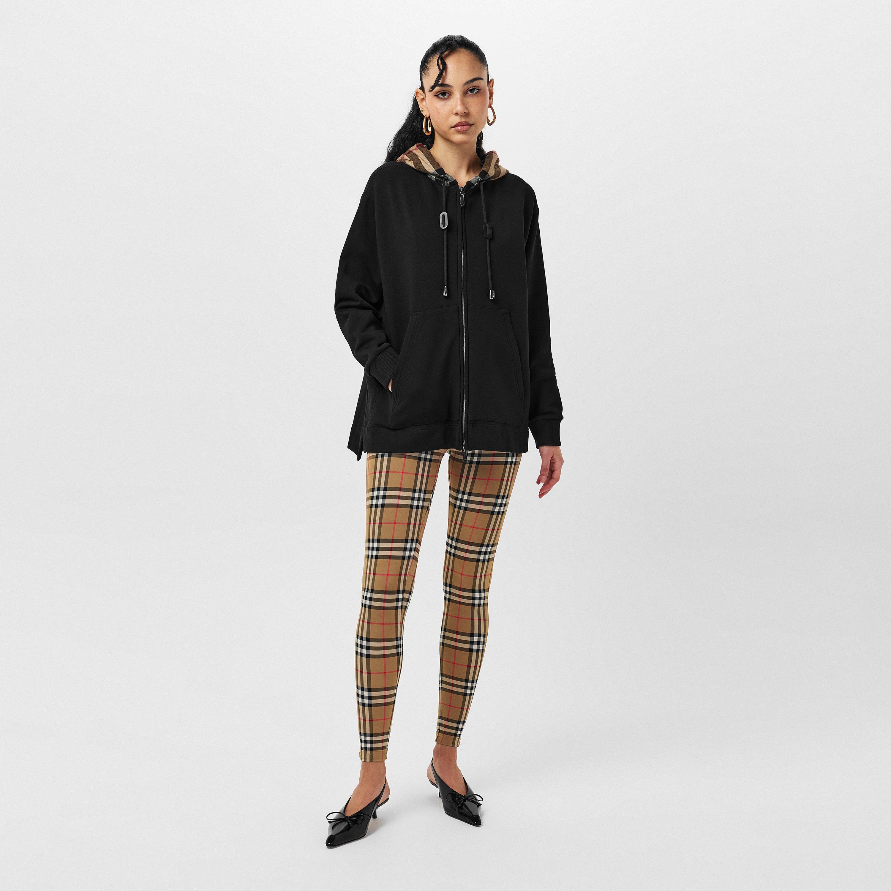 Cotton Melodie Check Oth Hoodie