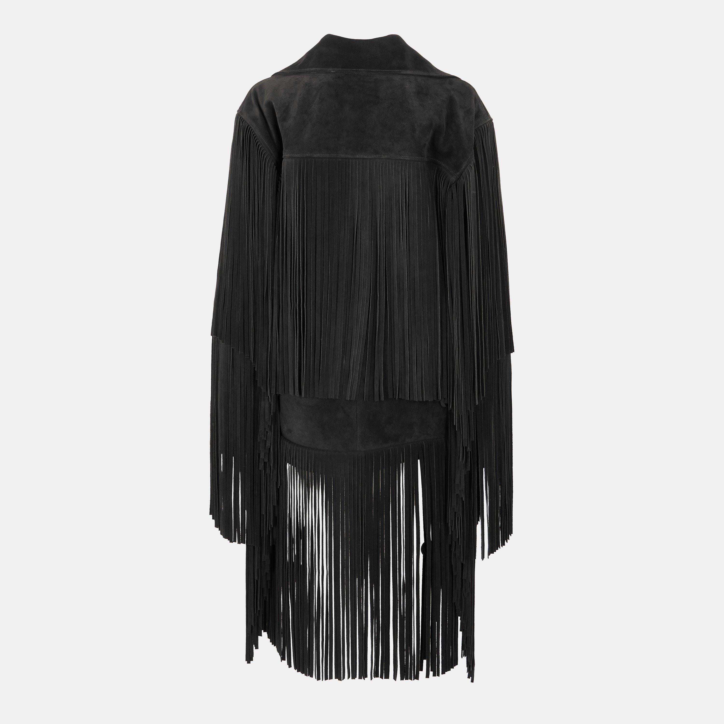 Suede Structured Leather Jacket