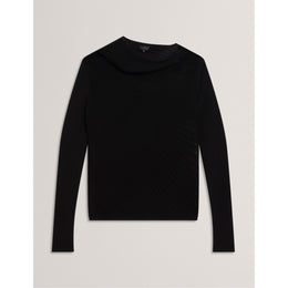 Long Sleeve Sheer Knitted Top