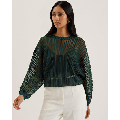 Striped Knitted Top