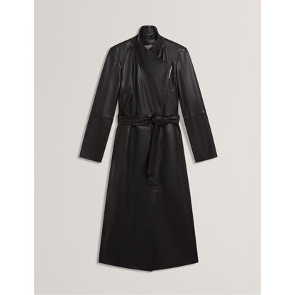 Leather Wrapcoat Overcoat