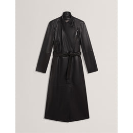 Leather Wrapcoat Overcoat