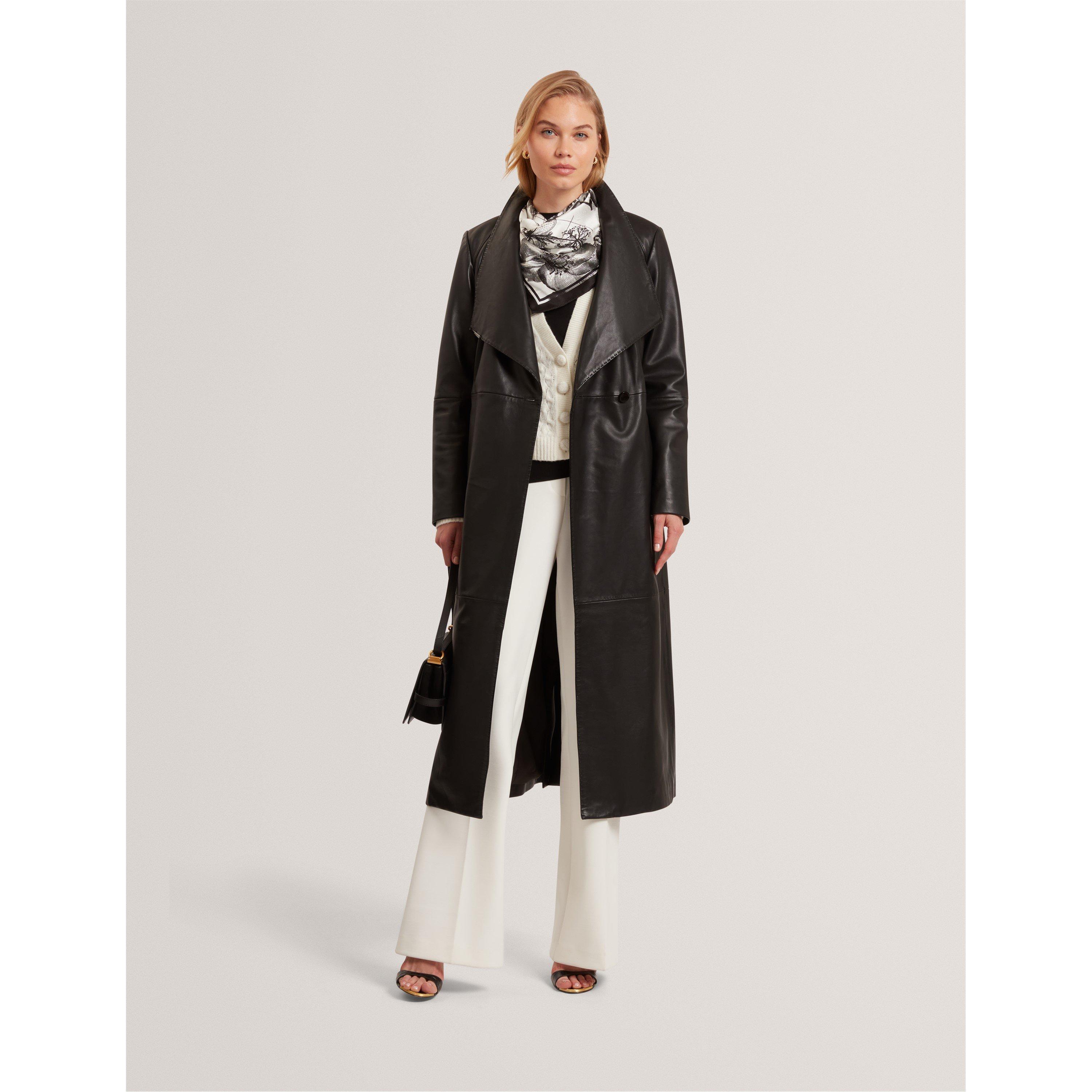 Leather Wrapcoat Overcoat