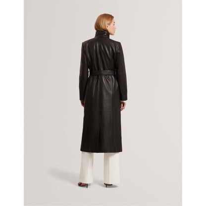 Leather Wrapcoat Overcoat