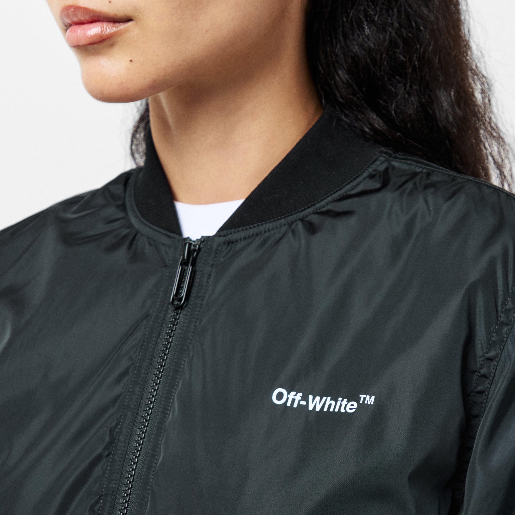 Women's  Diag Bomber Jacket, Signature Design
