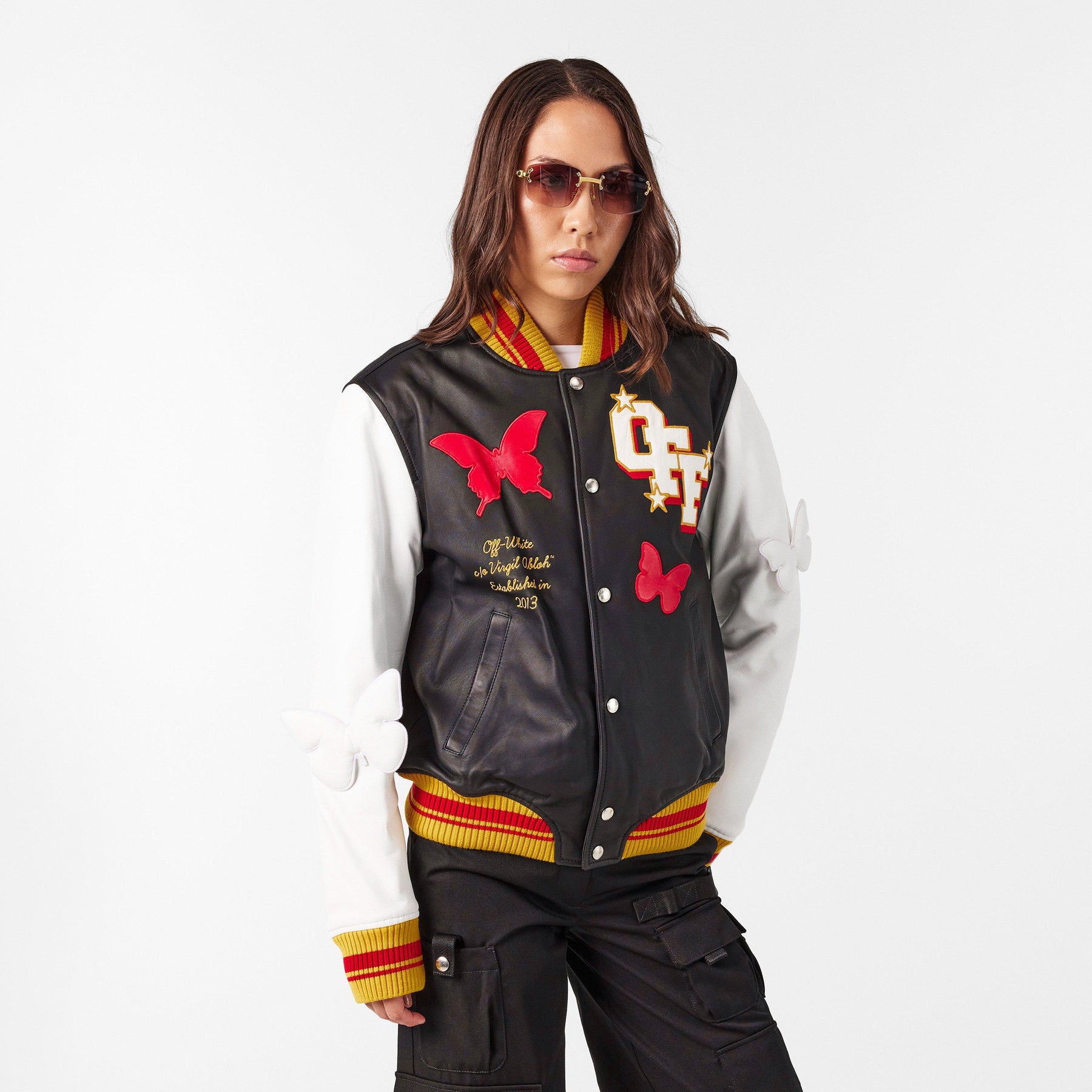Off Leather Jacket Ld99
