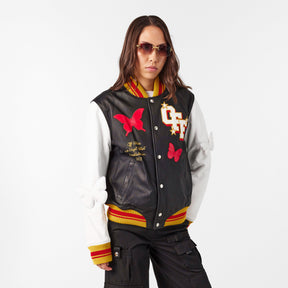 Off Leather Jacket Ld99
