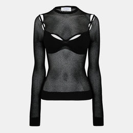 Textured Contemporary Fit Knitted Top