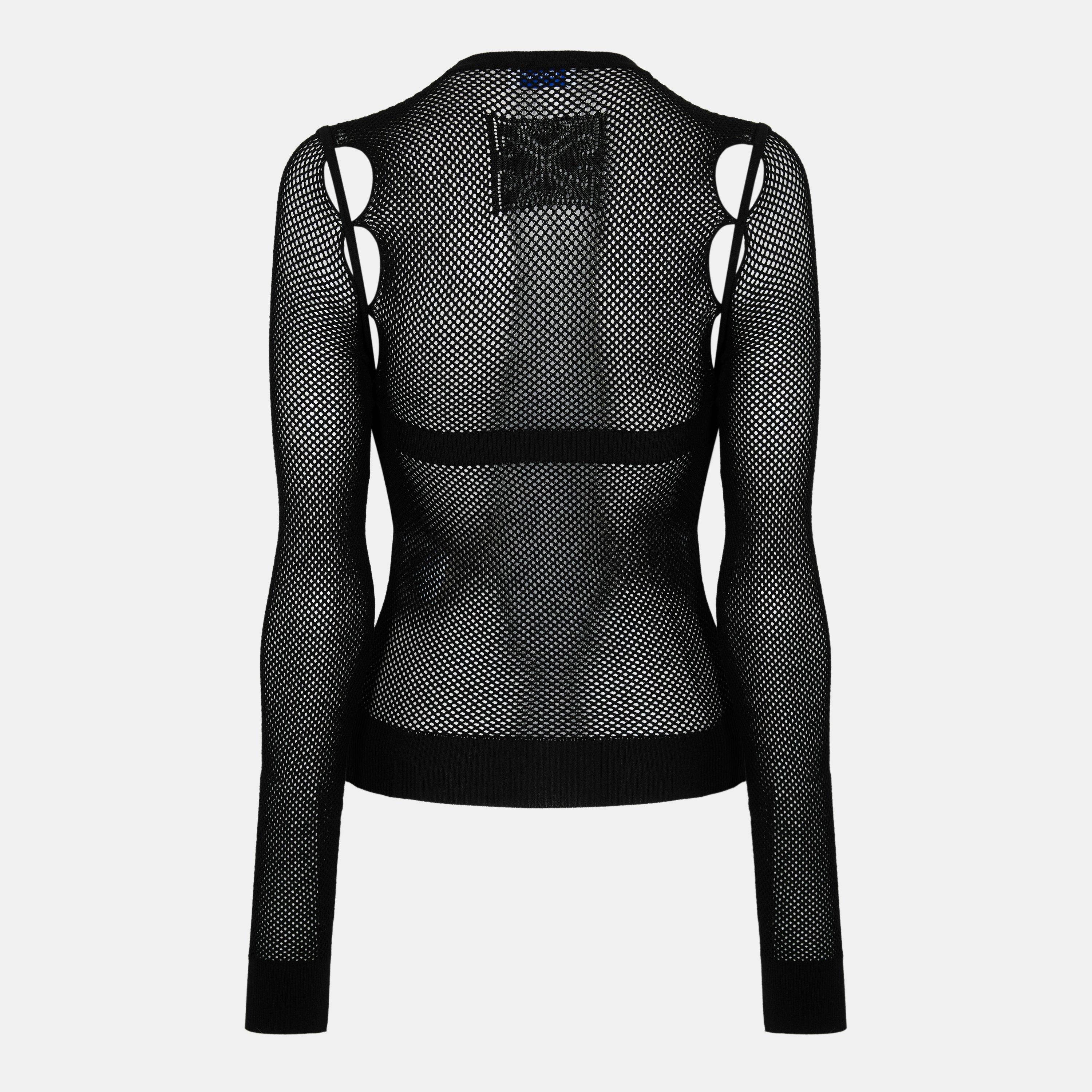 Textured Contemporary Fit Knitted Top