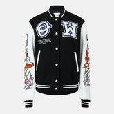 Women's Patch Varsity Jacket