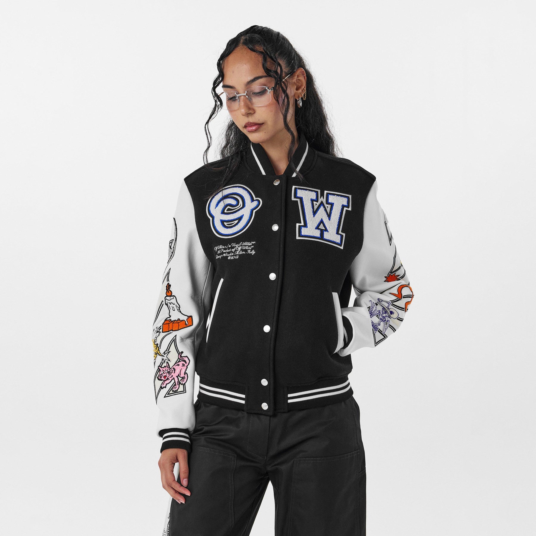 Women's Patch Varsity Jacket
