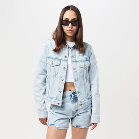 Women's Diagonal Jacket with Signature Stripes