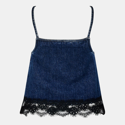Textured Ribbing Cotton Mix Knitted Top