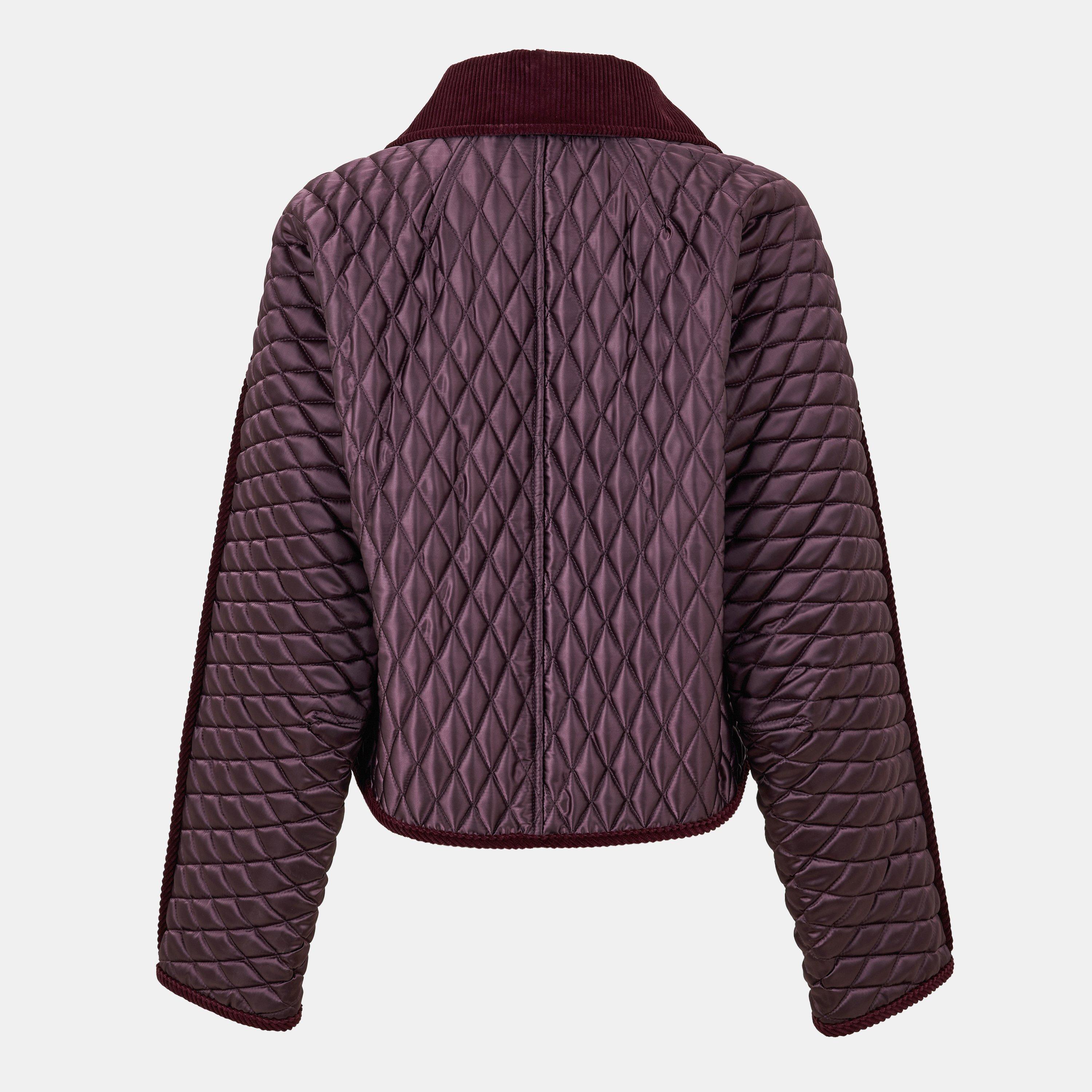 Floriston Diamond Quilted Structured Jacket