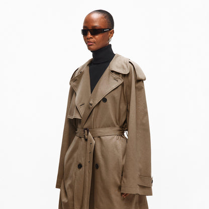 Bal Cropped Trench Coat