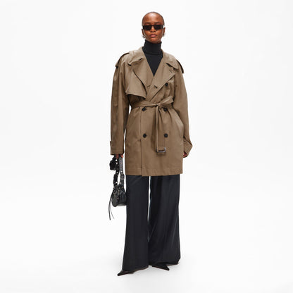 Bal Cropped Trench Coat