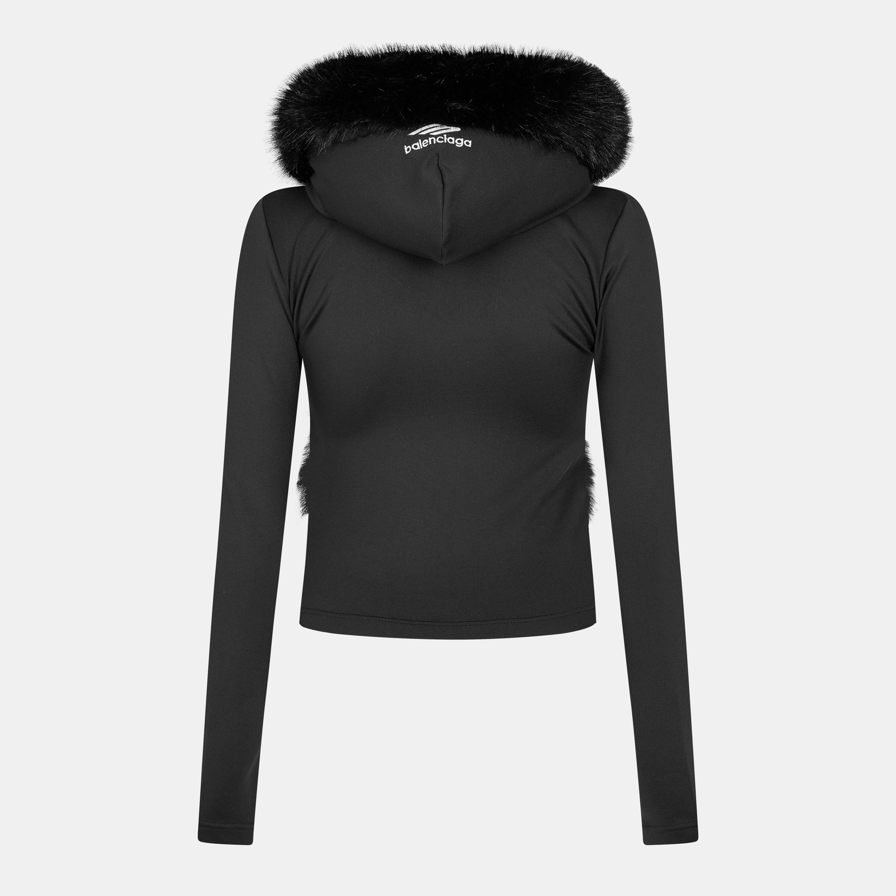 Bal Fur Pull Over Hoodie
