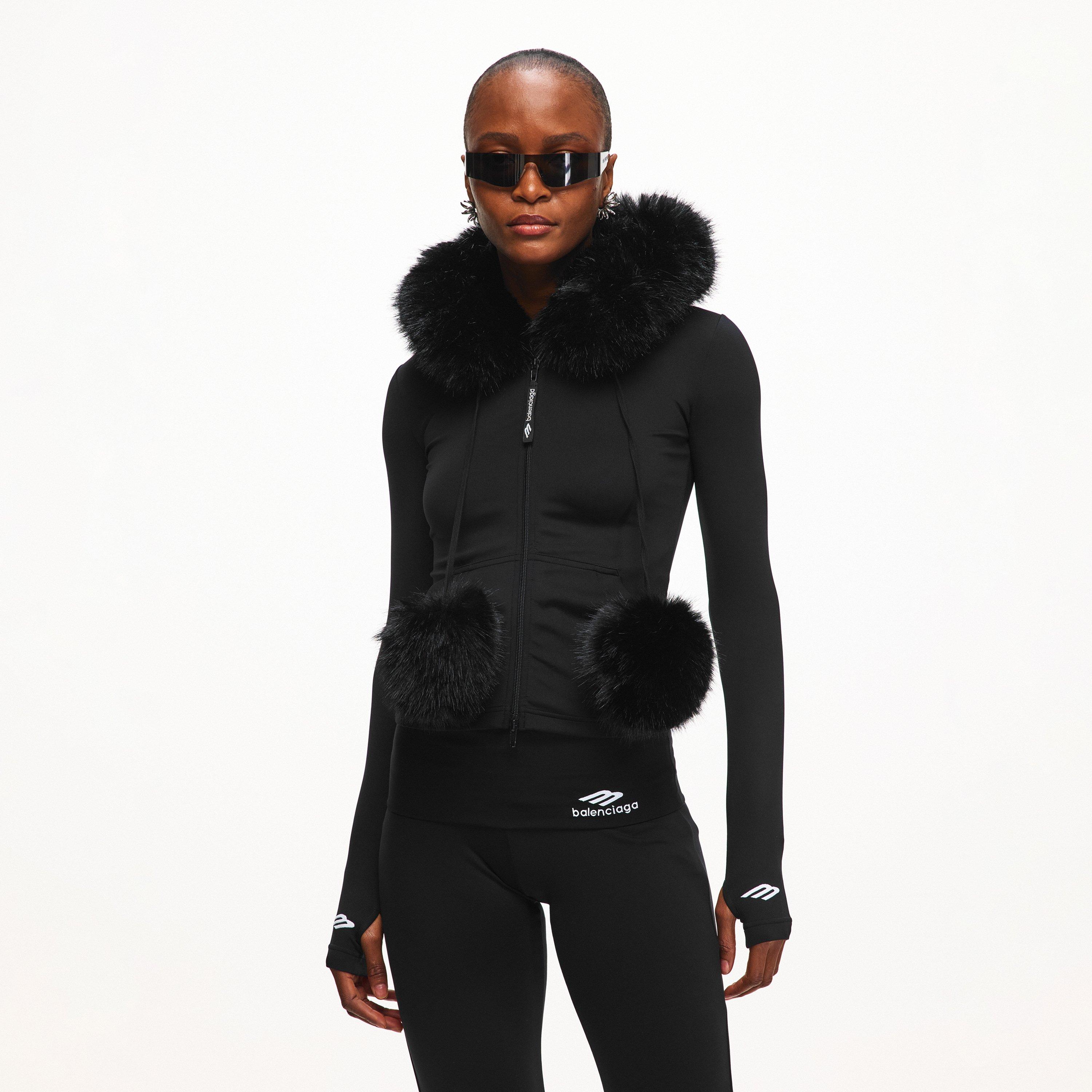 Bal Fur Pull Over Hoodie