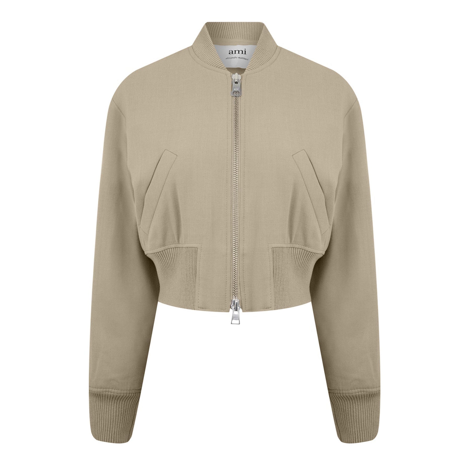Zipped Bomber Jacket