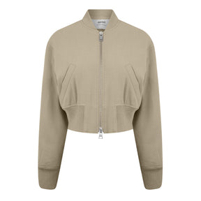 Zipped Bomber Jacket