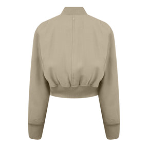 Zipped Bomber Jacket