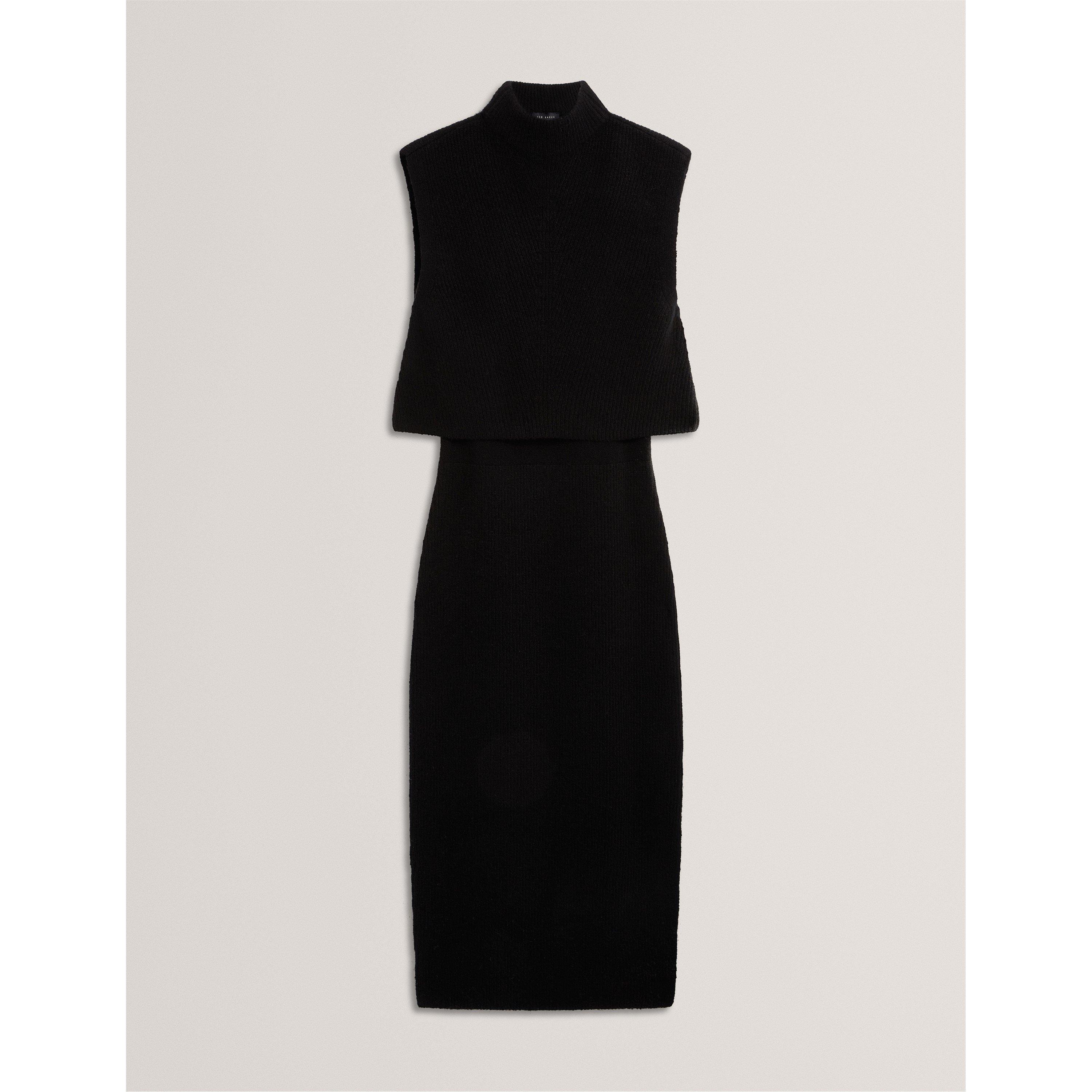 Sleeveless Knitted Jumper Dress