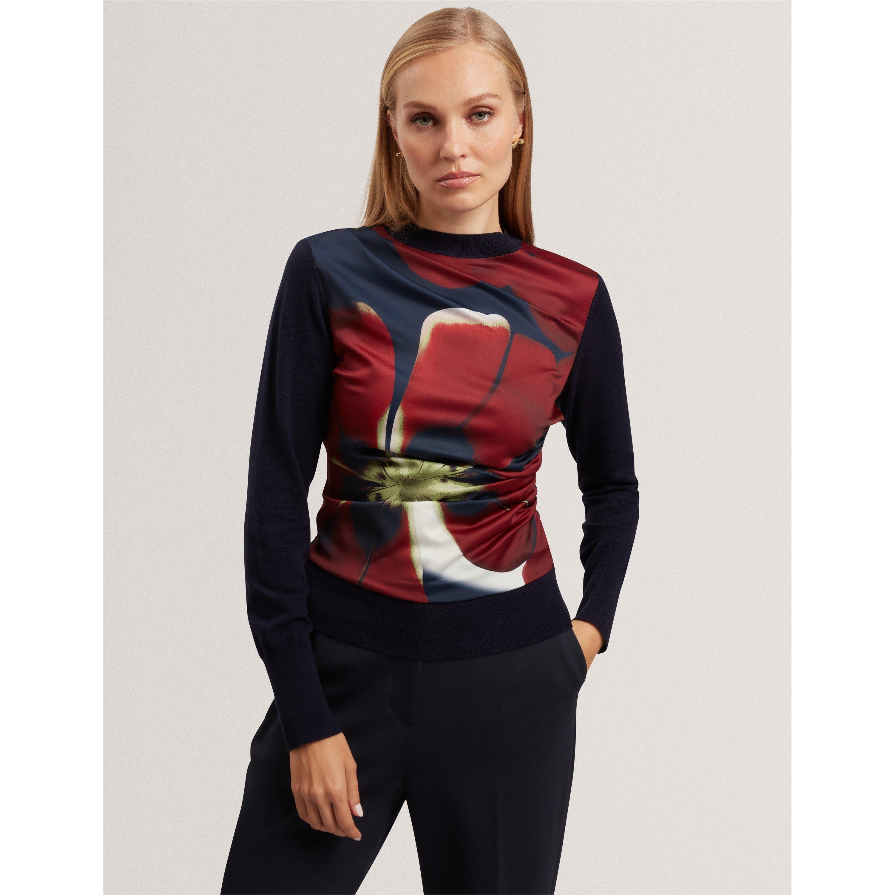 Woven Front Top