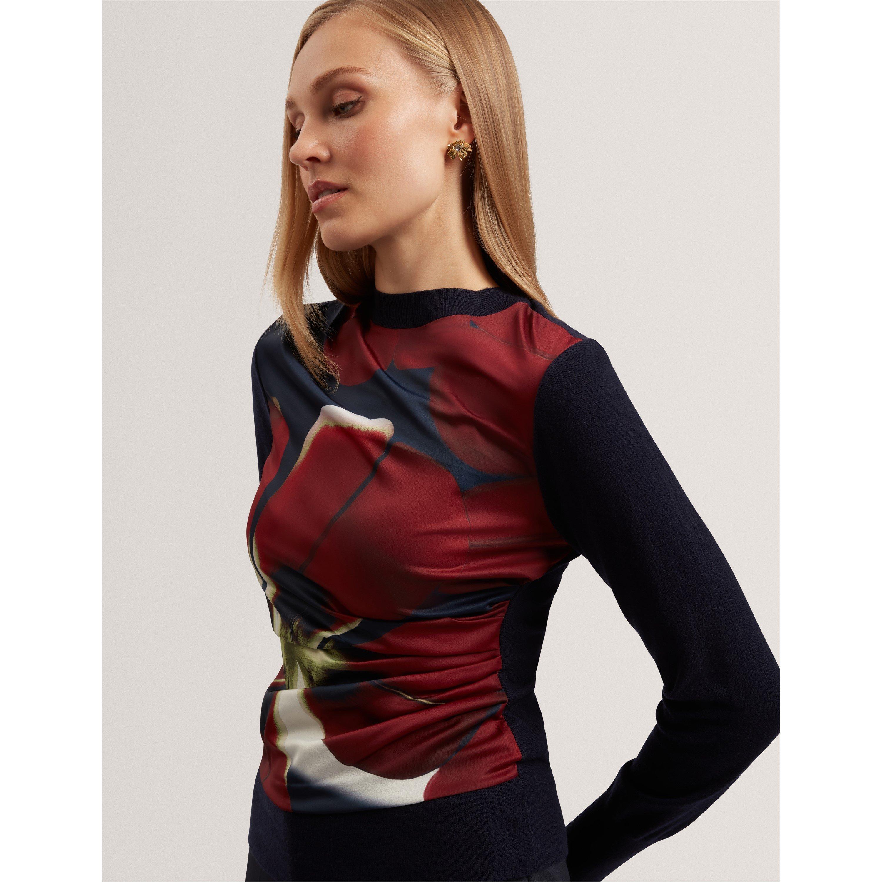 Woven Front Top