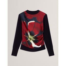 Woven Front Top
