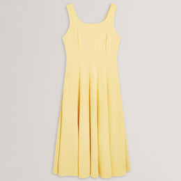 Ted Baker Panelled Scoop Neck Sleeveless Midi Dress