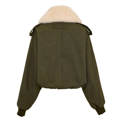 GIV Shearling Bomber Jacket