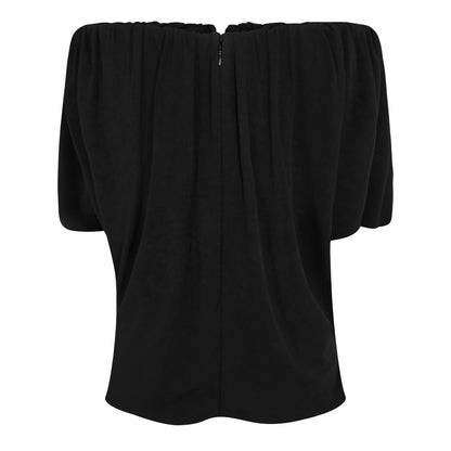 Crepe Off Shoulder Top