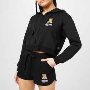 Bear Zipped Hoodie