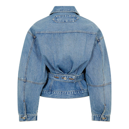 Jacquard Denim Jacket